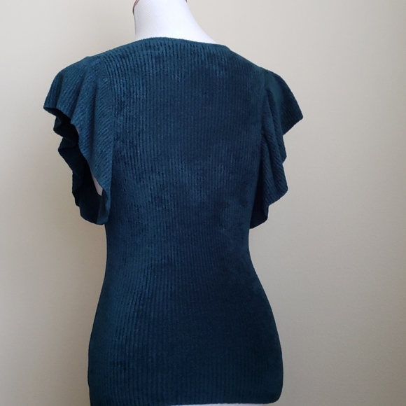 Free People ruffle sleeve top - Picture 4 of 8